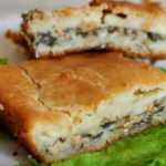 Заливной пирог с рыбными консервами