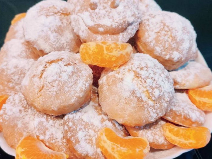 Мандариновое печенье