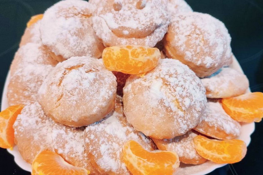 Мандариновое печенье