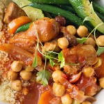Рагу с турецким горохом и изюмом