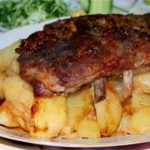 Свиные ребрышки с картошкой в духовке как приготовить