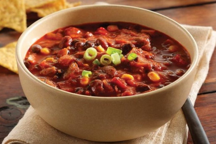 Суп из красной фасоли с мясом