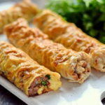 Рулет из лаваша в духовке