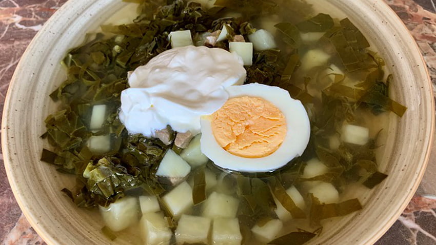 Рецепт супа из щавеля, вкусного и полезного