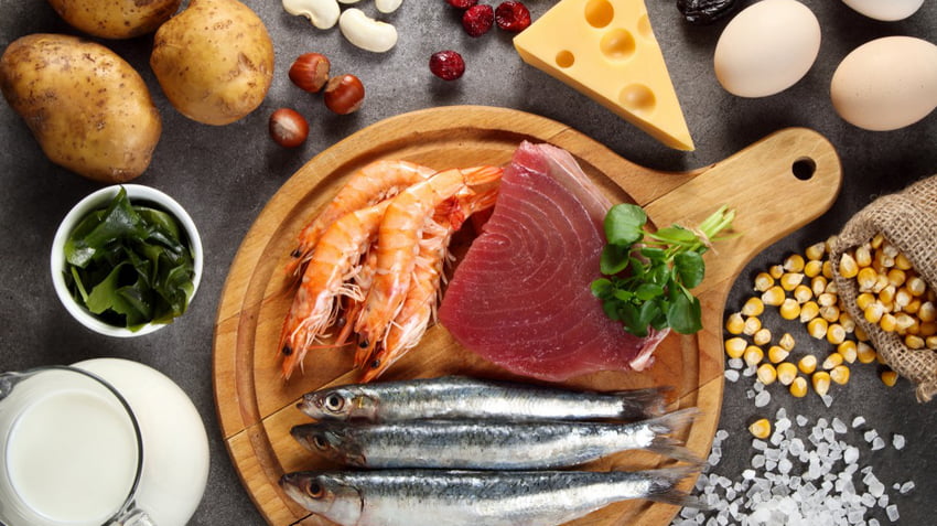 Йод в продуктах питания