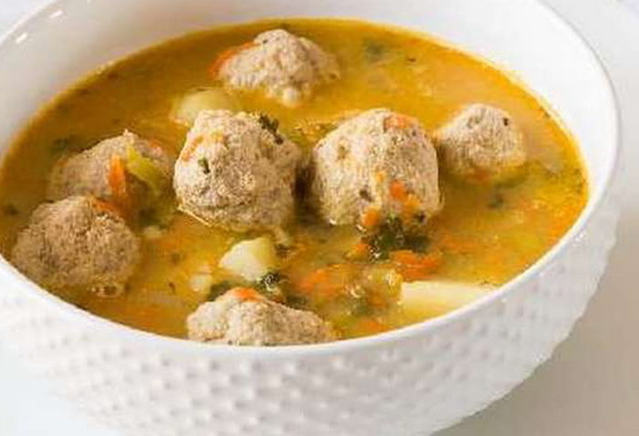 Рецепт супа с куриными фрикадельками