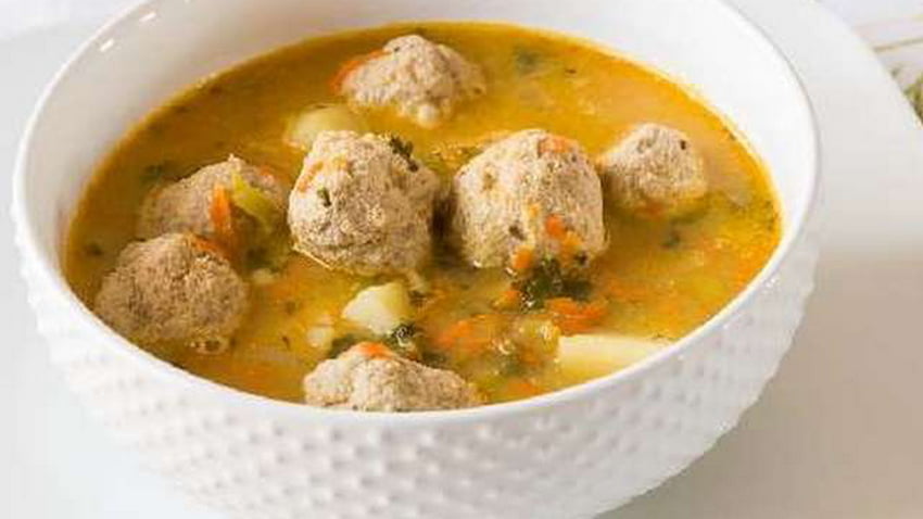 Рецепт супа с куриными фрикадельками