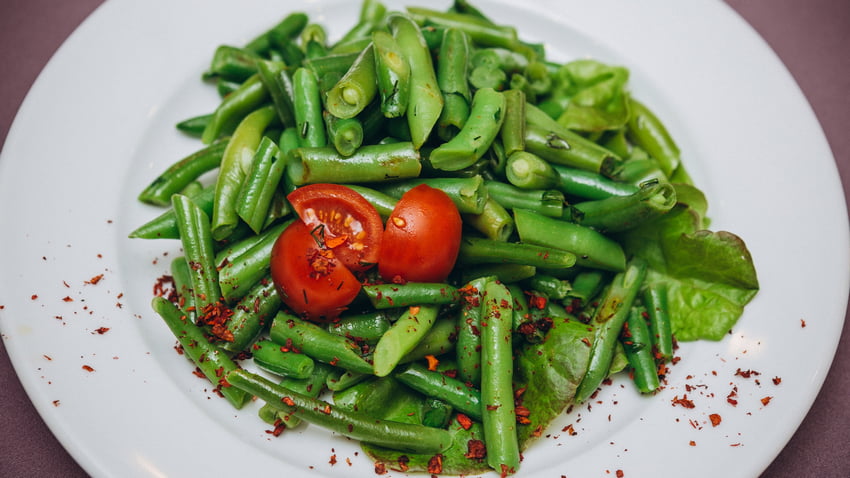Здоровое питание: зеленая фасоль с укропом и лимоном