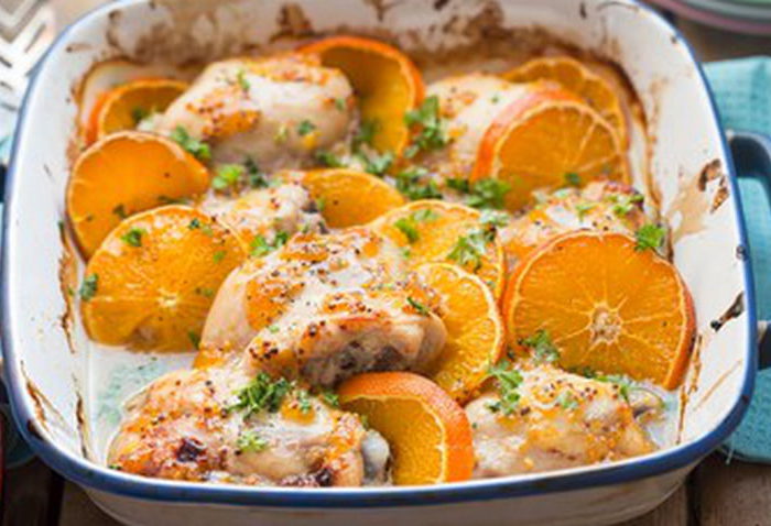 Курица с апельсинами и анисом