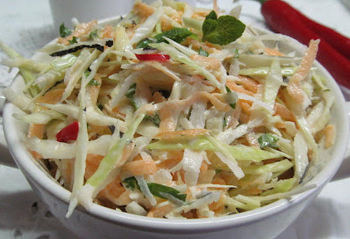 Рецепт салата из редьки с мясом