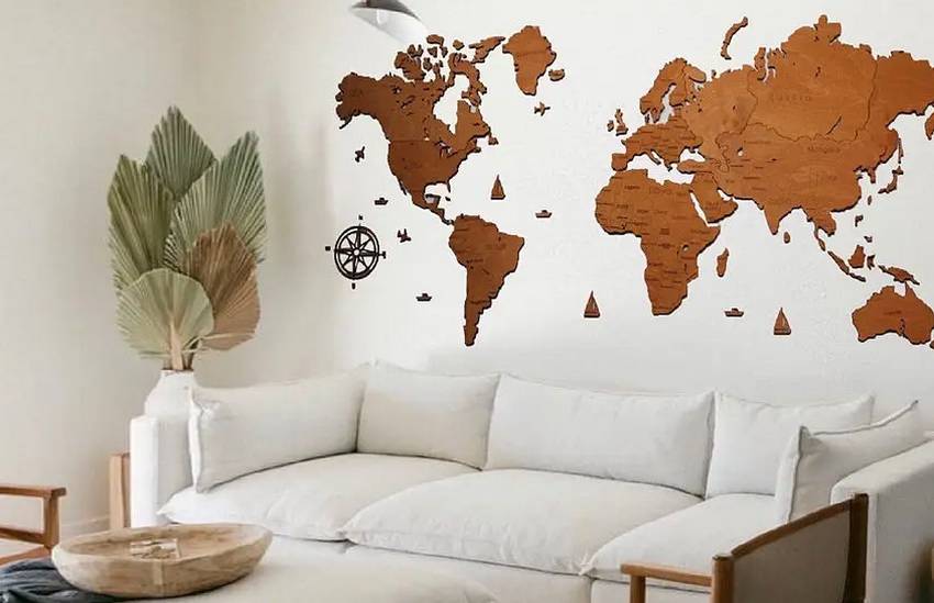 Деревянные карты для интерьеров и гармония пространства от Blackpink