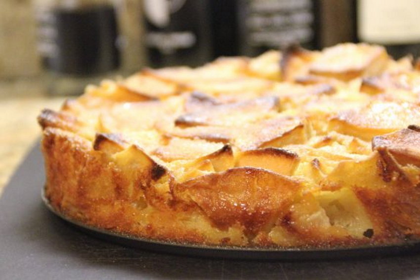 Английский кекс с яблоками