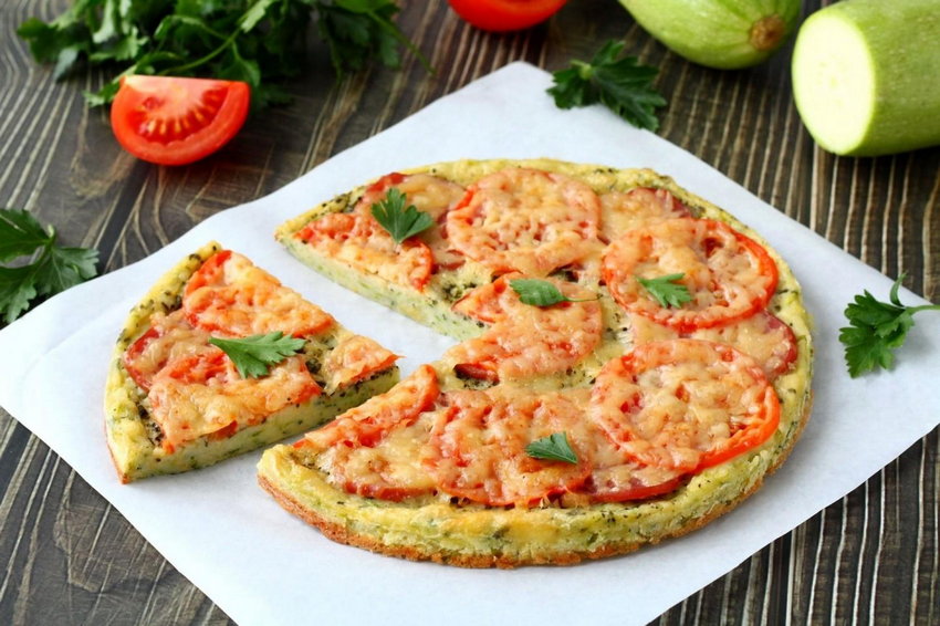 Пицца из кабачков