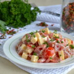Салат из курицы и помидоров как приготовить