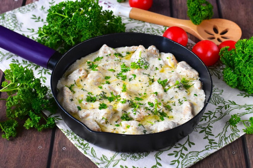 Индейка с брокколи в сливочном соусе рецепт приготовления