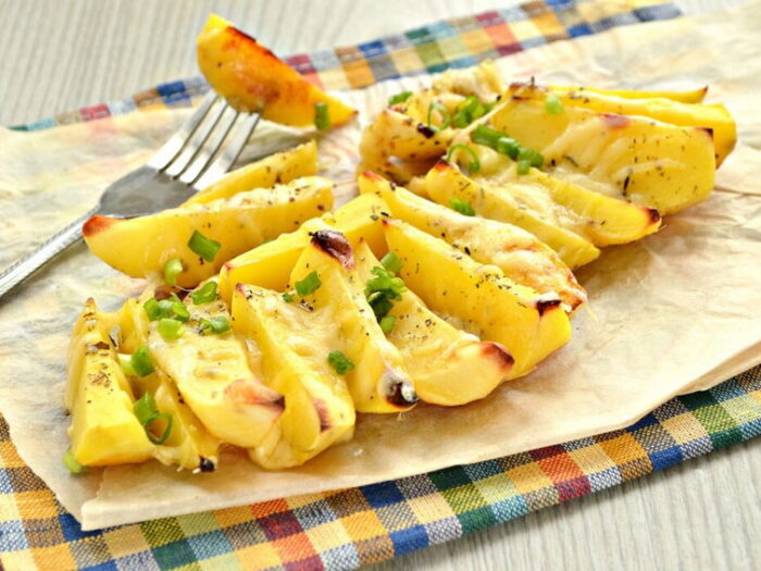 Картофель с сыром готовим в мультиварке