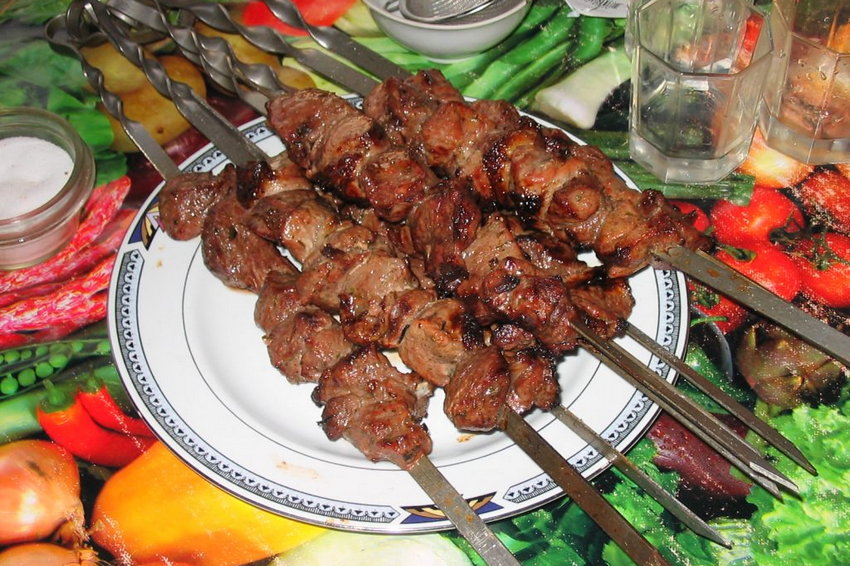 Шашлык из бобра