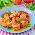 Индейка тушенная с яблоками рецепт приготовления