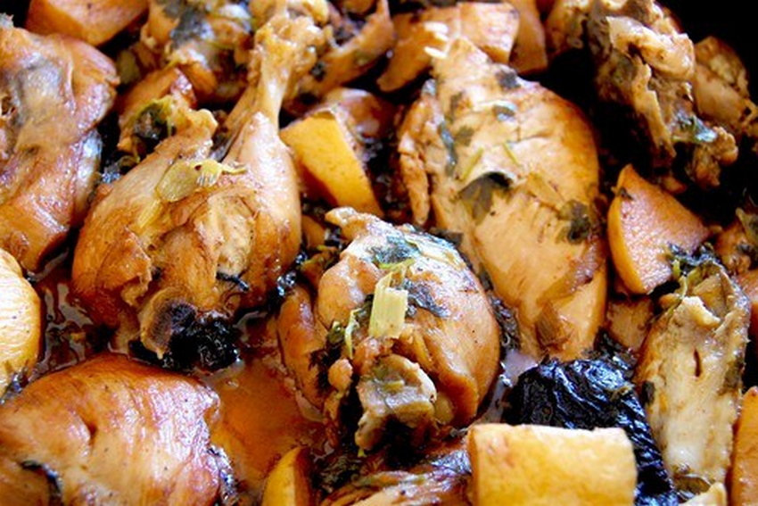 Как приготовить курицу с черносливом