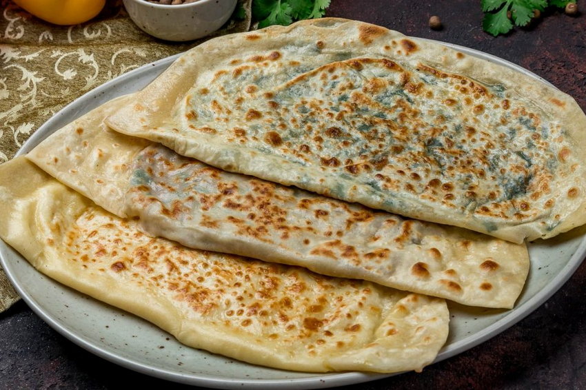 Как сделать кутабы с зеленью и брынзой
