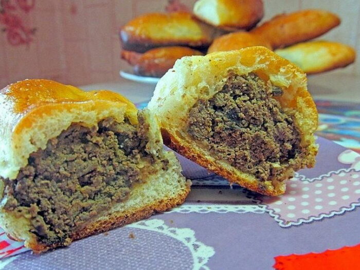 Пирожки с печенью
