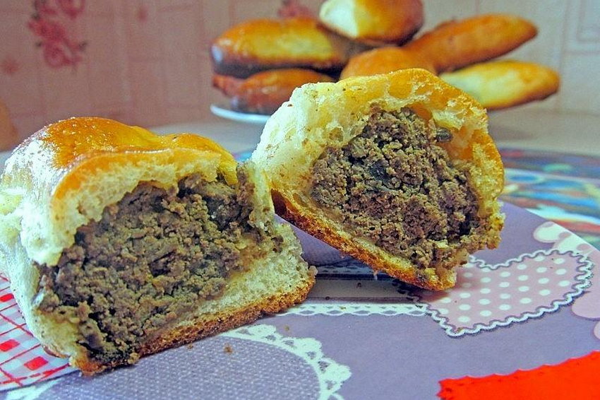 Пирожки с печенью
