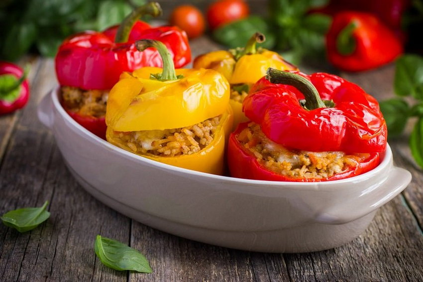 Зачем готовить фаршированный перец без мяса