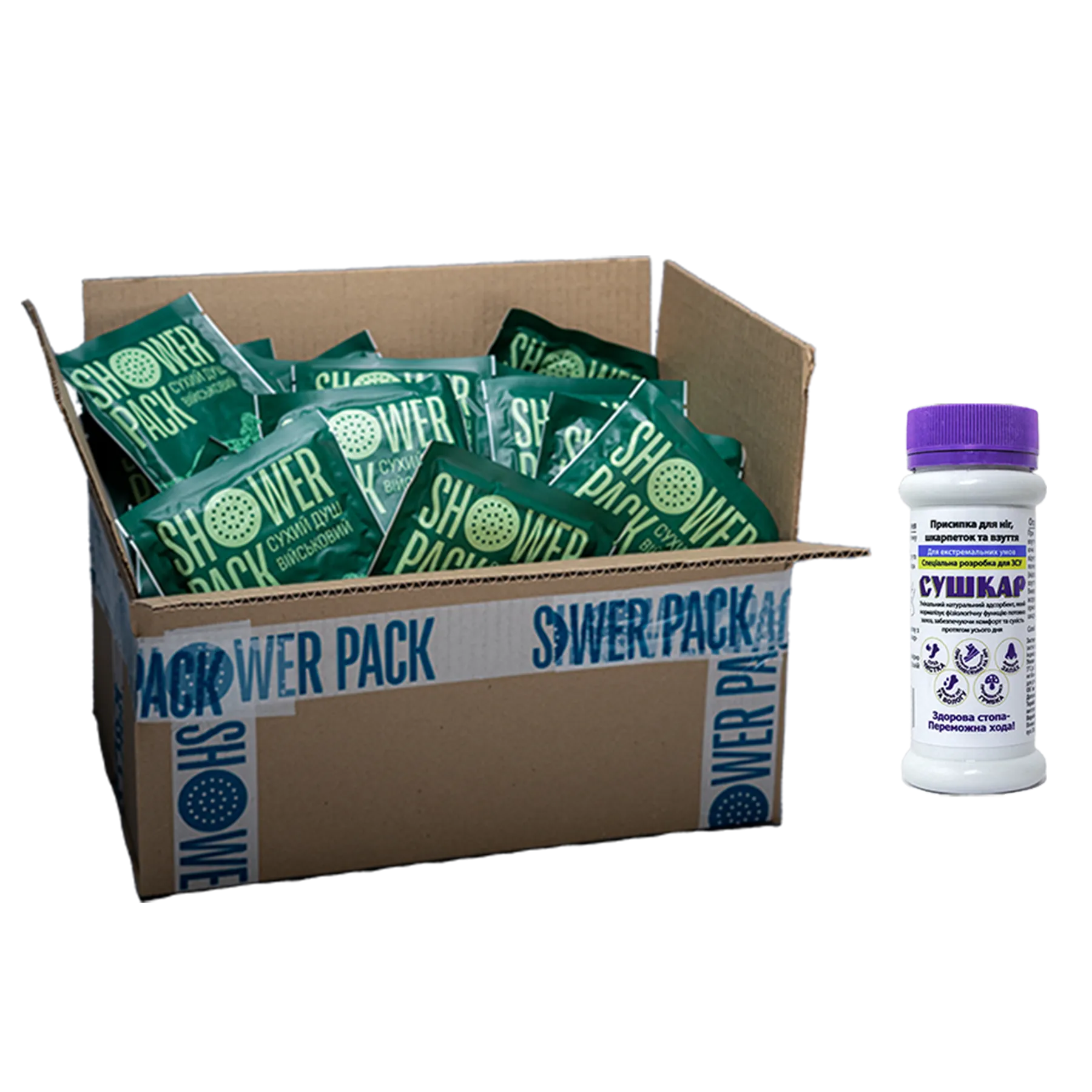 Сухий душ Shower Pack гуртом: умови співпраці