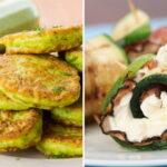Замечательные кабачки с мясом в кляре