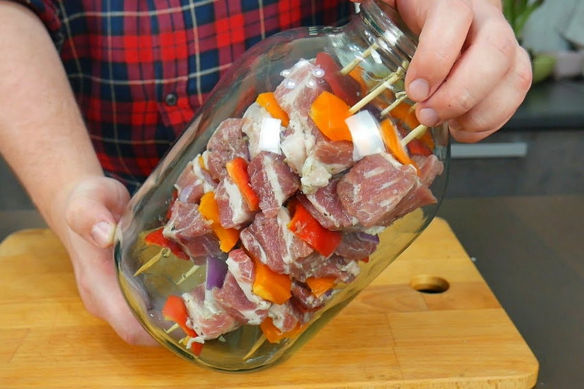Рецепт шашлыка в банке