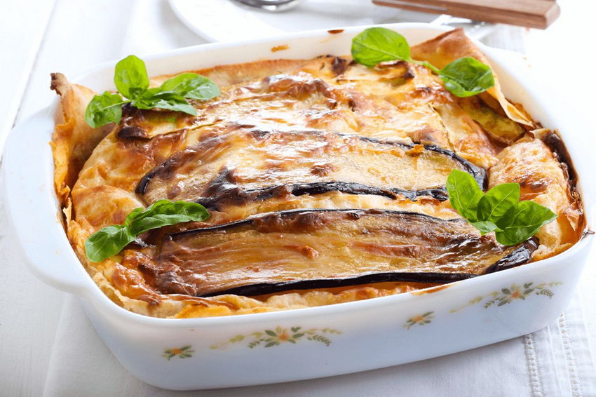 Рецепт лазаньи из баклажанов с сыром