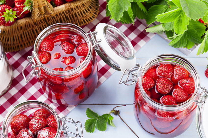 Рецепт клубничного варенья без варки ягод