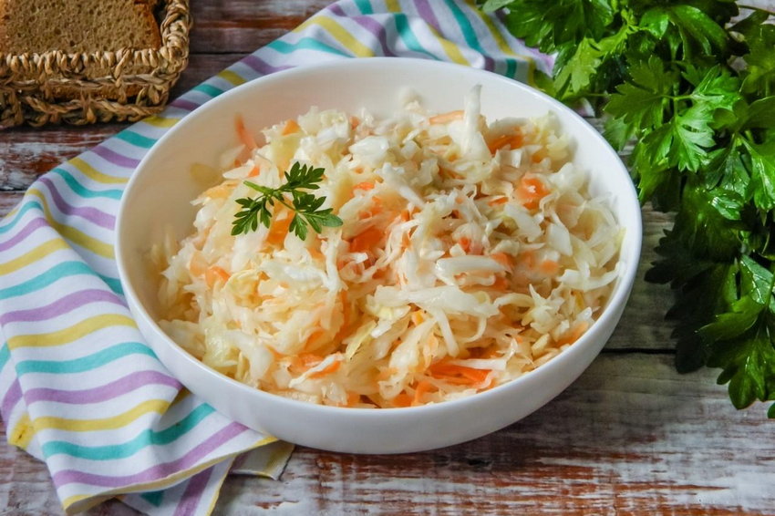 Маринованная капуста за одну ночь