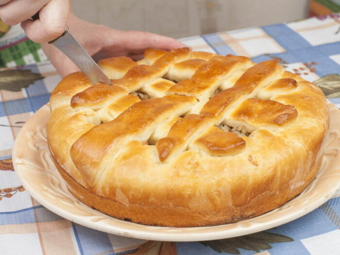 Рецепт Проворного мясного пирога