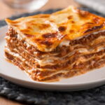 Блинная лазанья с грибами