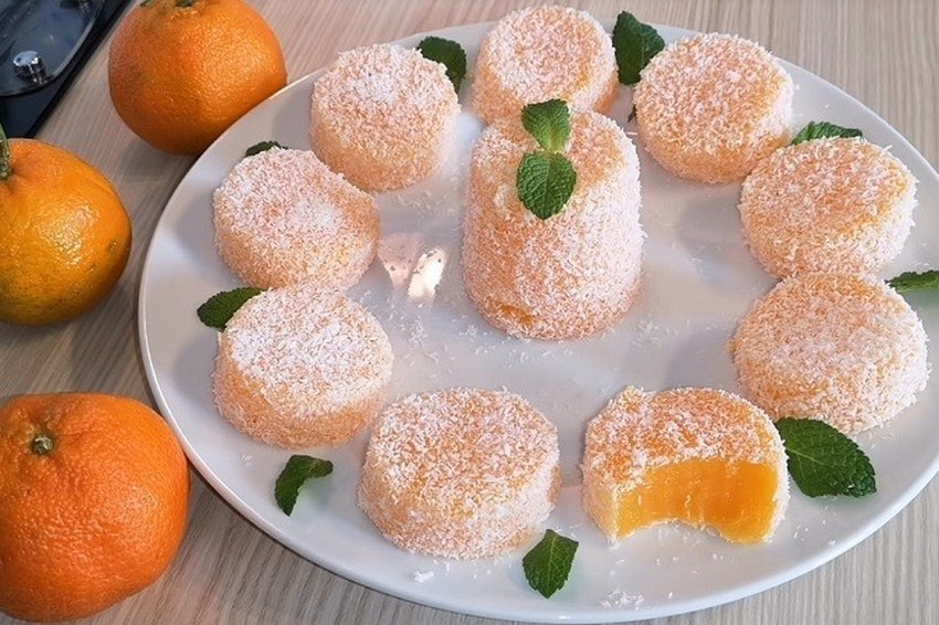 Как приготовить мандариновый рахат-лукум