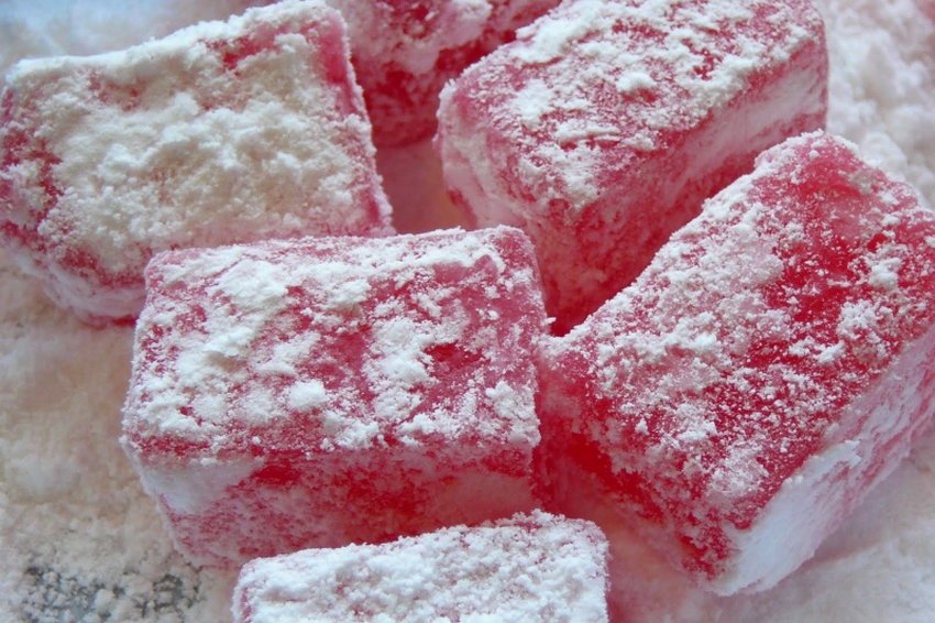 Рахат-лукум из замороженной клубники и как его приготовить