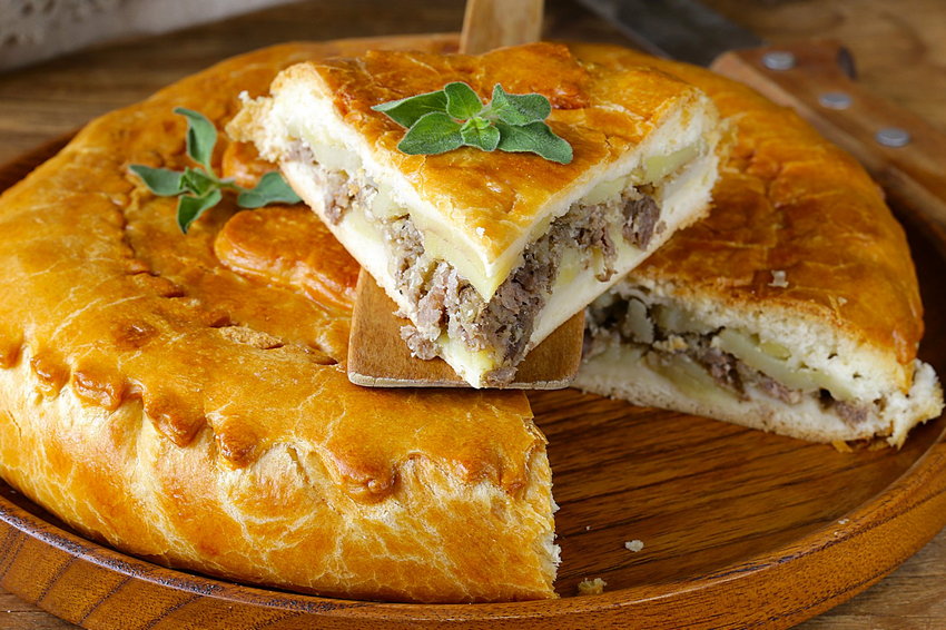 Рецепт пирогов с мясной начинкой