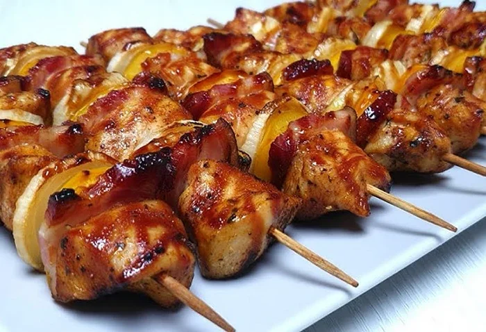 Сочные куриные шашлыки в духовке: пошаговый рецепт