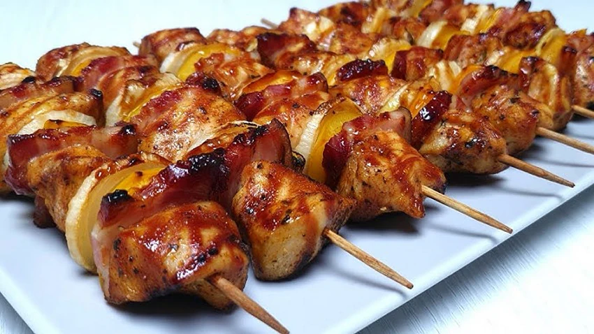 Сочные куриные шашлыки в духовке: пошаговый рецепт